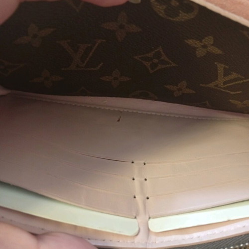Louis Vuitton Monogramm canvas flore large wallet rose gently used