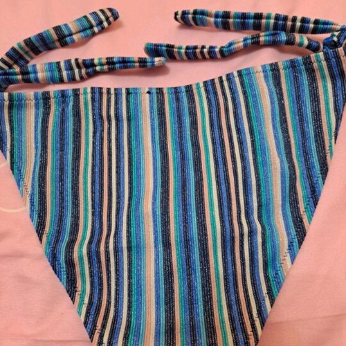 Calzedonia women's swimsuit new, blue with silver thread