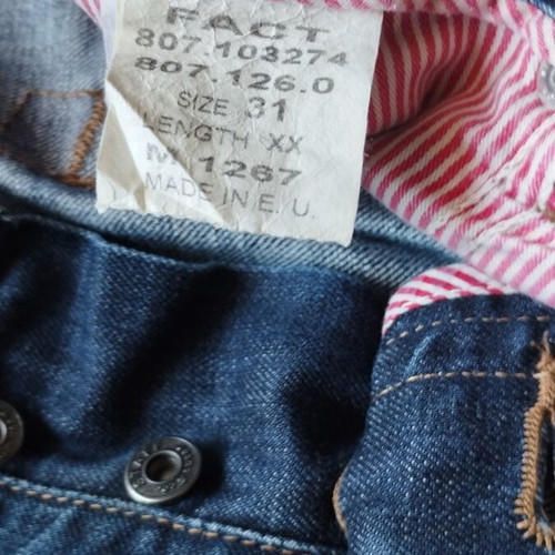 Staff Jeans W31L28 model Fact straight fit like new, dark blue