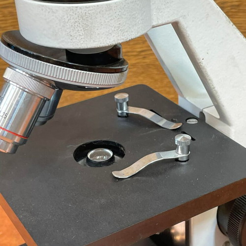 Vintage Eschenbach 3462 Microscope with Olympus P10X lens used