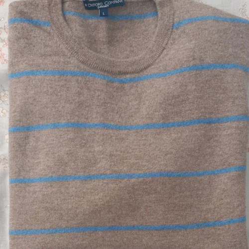 Oxford Company knitted sweater like new, size large, beige