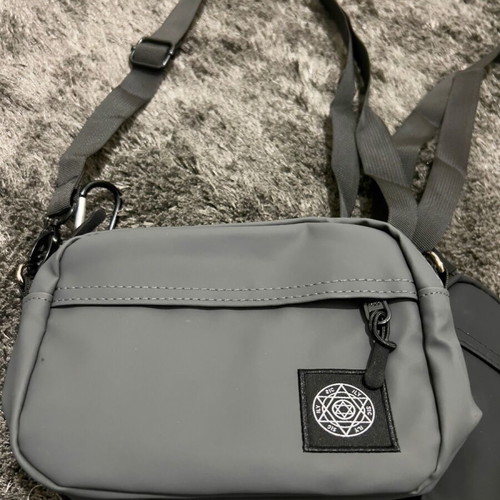 Men bag new, crossbody, black and gray