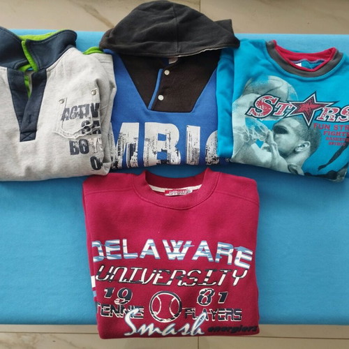 Set of 4 branded boys' clothes size 10-12 like new