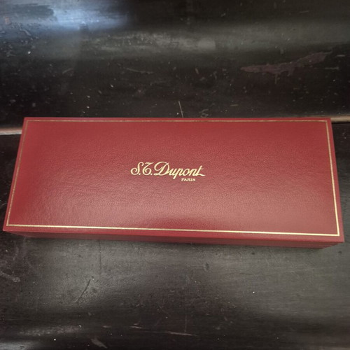 S.T. Dupont Classique Silver Ballpoint Pen used, full set