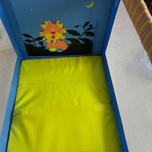ELC folding travel cot park bed used
