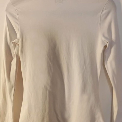 White long-sleeve shirt for girl 14 years old, like new, slim fit