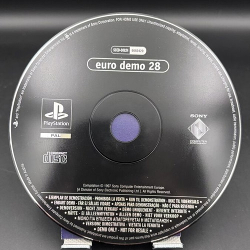 Sony PlayStation 1 Euro Demo 28 δίσκος περιοδικού 1997 σαν καινούργιο