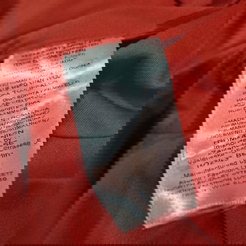 True Violet Midi Dress One Shoulder Ruffle New, Size M, Coral