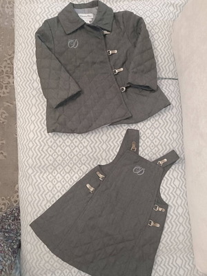 Christian Dior vintage set dress and coat like new