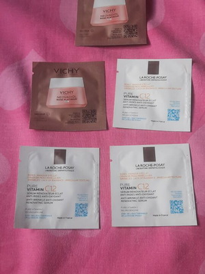 Vichy La Roche Posay sealed skincare samples