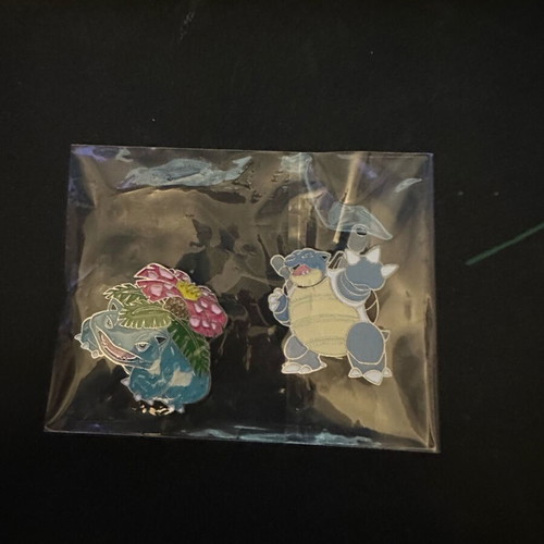 Pokemon pins Blastoise, Venusaur and Toq/Chic new authentic