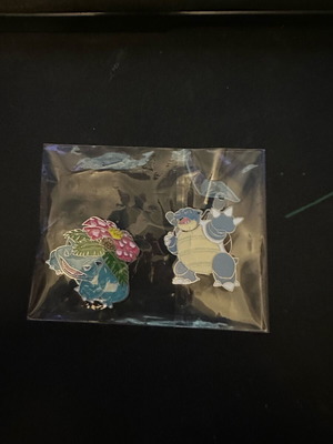 Pokemon pins Blastoise, Venusaur and Toq/Chic new authentic