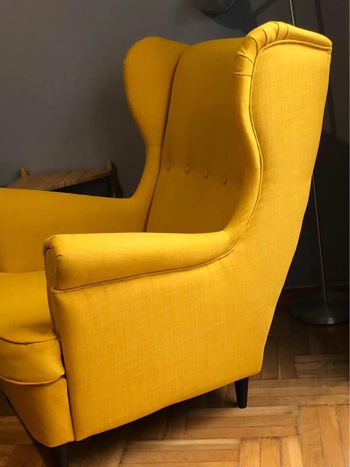 IKEA Strandmon Armchair yellow like new - € 190,00 - Vendora.cy
