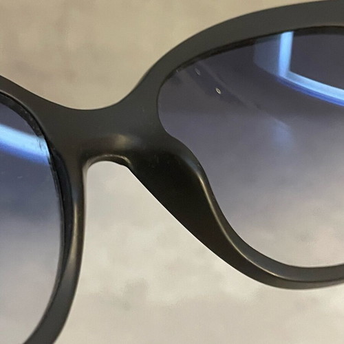 Adidas Butterfly Women Sunglasses new, black matte with blue lenses