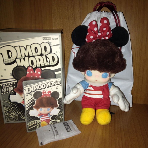 Popmart Dimoo World Minnie’s Balloon plush pendant like new