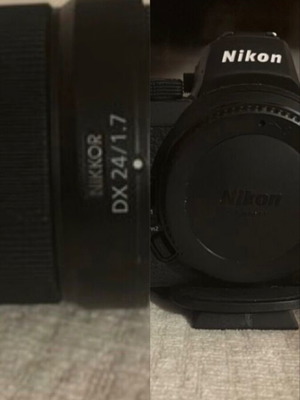 Nikon Z5 Mirrorless camera like new with Nikon Nikkor Z DX lens and case