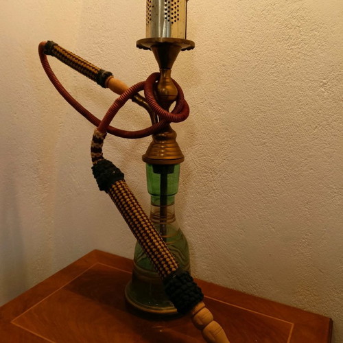 Hookah used with green glass, old style