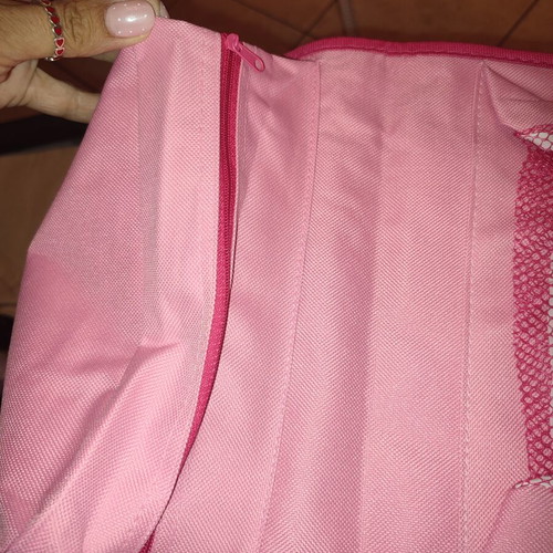 Large toiletry bag new, pink with 3 inner compartments