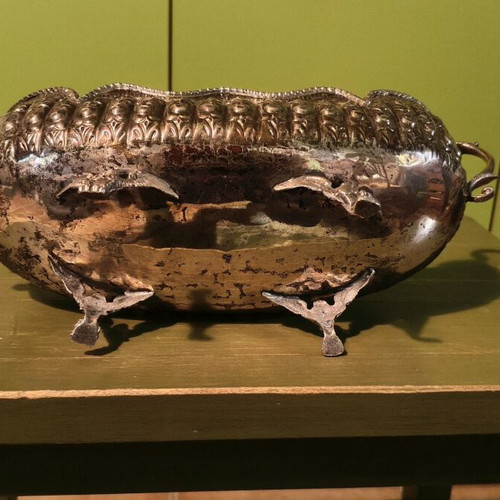 Silver decorative bowl 800 Italy like new