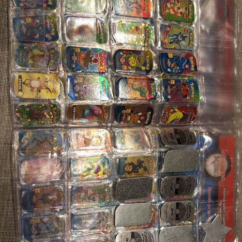 Pokémon metal tags used, collection