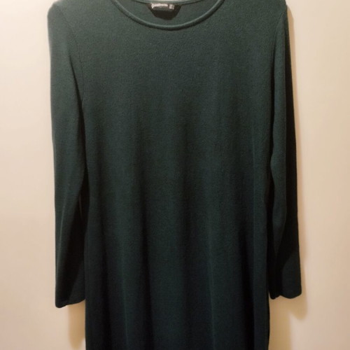 Stradivarius winter dress used, size S, green