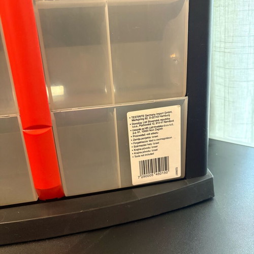 Black & Decker storage organizer like new 42x33x7cm