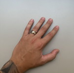 Minimal silver ring like new, classic design