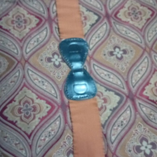 Belt slightly used, light brown, elastic, size 115