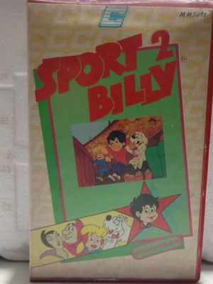 Sport Billy No 2 VHS tape, dubbed animated series