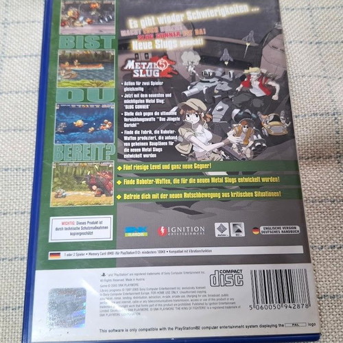 Metal Slug 5 PlayStation 2 used, in good condition