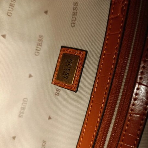 Guess handbag like new, beige and orange