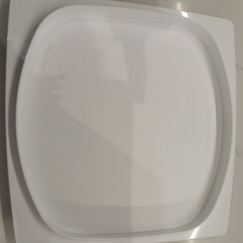 Smart Tupperware cheese container, new, white