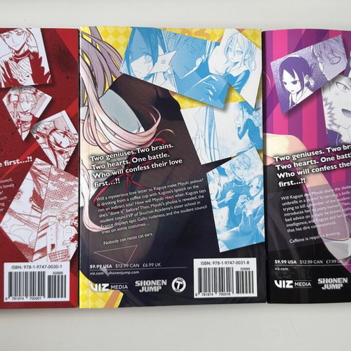 Kaguya-sama Love Is War manga volumes 1-3 like new