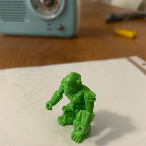 Teratomachos Gorilla green action figure used, El Greco