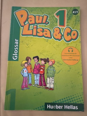 Paul, Lisa & Co 1 Glossar γερμανικό βιβλίο, Hueber Hellas