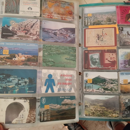 Collectible phone cards like new, 330 rare Greek and some foreign