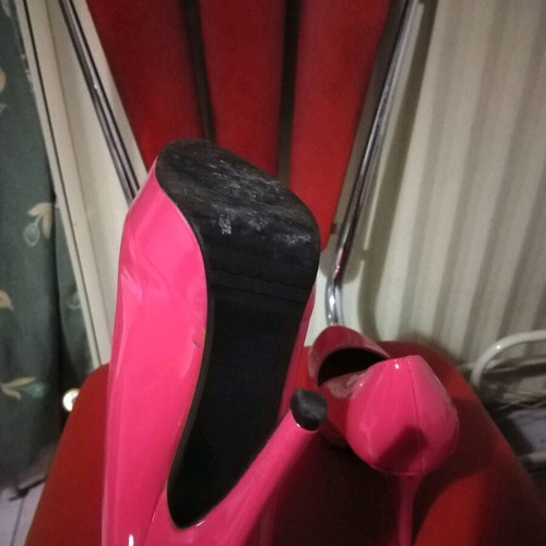Meravigliosa fuchsia pumps like new, size 38, 12cm heel