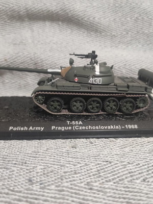 Μεταλλική μινιατούρα άρμα μάχης T-55A Polish Army Prague 1968 1:72 καινούργιο στο κουτί