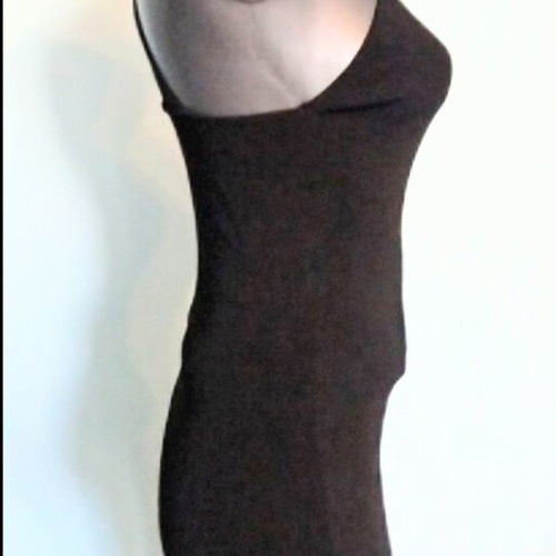 Gestuz dress with leather effect like new