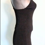 Gestuz dress with leather effect like new