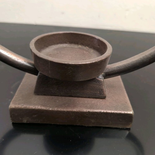 Indian decorative metal candle or tealight holder used