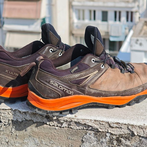 Salomon X Ultra 3 GTX LTR hiking shoes size 46-46.5, brown