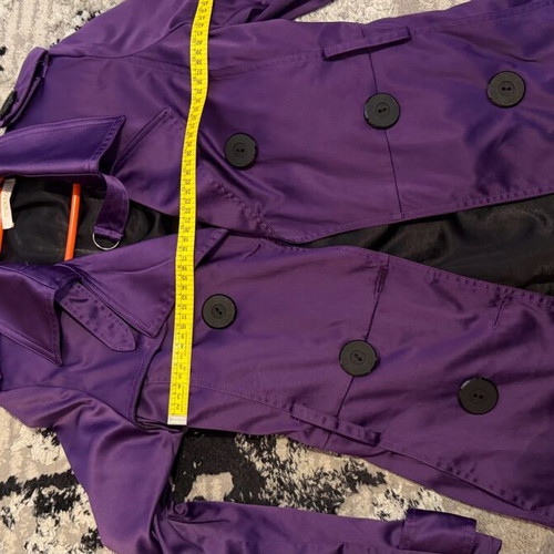 Purple outerwear like new, size S