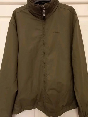 Brugi jacket like new, thin waterproof windbreaker khaki with hood size L