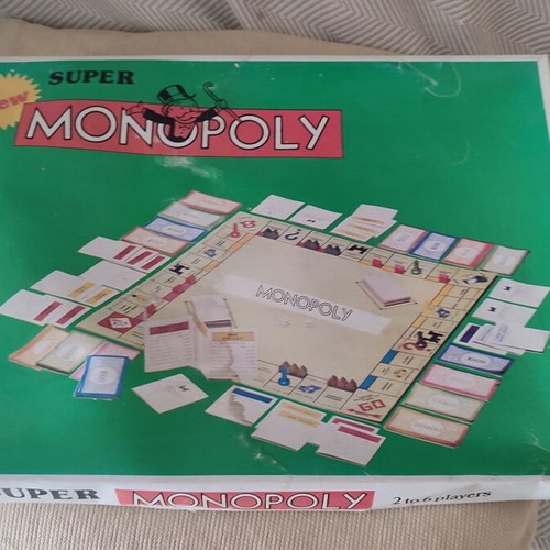 Vintage Greek Super Monopoly board game, new condition