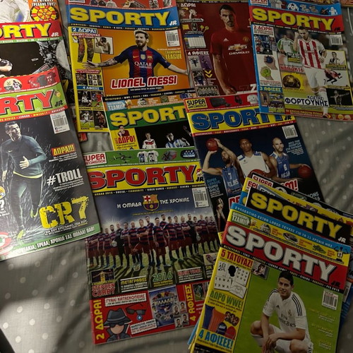 Sporty and Top Scorer football magazines used, collection of 21 issues