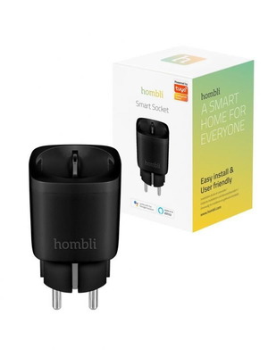 Hombli Smart Socket EU new, black C1218990