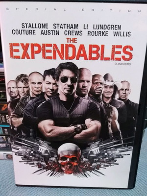 The Expendables Trilogy DVD μεταχειρισμένο, υπότιτλοι, δράσης περιπέτεια αστυνομική