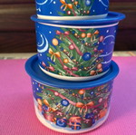 Tupperware Christmas container set like new