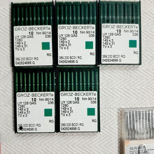 Groz-Beckert UY128 Gas Sewing Machine Needles new, set of 21 boxes